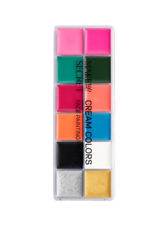 КРЕМОВЫЕ КРАСКИ ДЛЯ ЛИЦА СС 02 MAKE-UP SECRET 12x4g