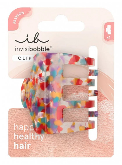 ЗАКОЛКА-КРАБИК CLIPSTAR CONFETTI SPARK INVISIBOBBLE ЗАКОЛКА-КРАБИК CLIPSTAR CONFETTI SPARK INVISIBOBBLE