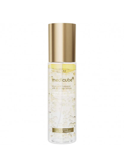 МИСТ ДВУХФАЗНЫЙ ОСВЕТЛЯЮЩИЙ KOJIC ACID TURMERIC VITA JELLY MIST SERUM MEDICUBE 100ml