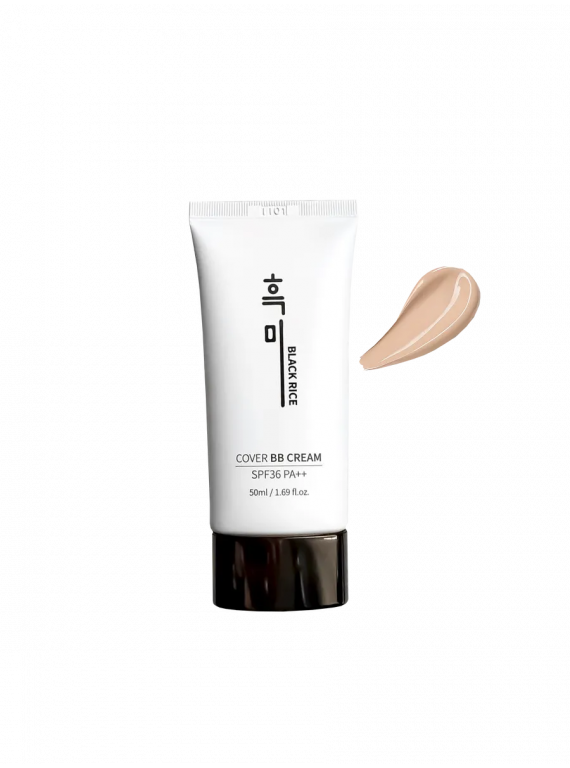 ТОНАЛЬНЫЙ КРЕМ COVER BB CREAM С ЭКСТРАКТОМ ЧЕРНОГО РИСА SPF36 PA++ #25 BLACK RICE 50ml