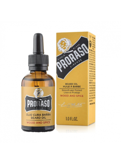 МАСЛО ДЛЯ БОРОДЫ РАЗГЛАЖИВАЮЩЕЕ PRORASO 30ml
