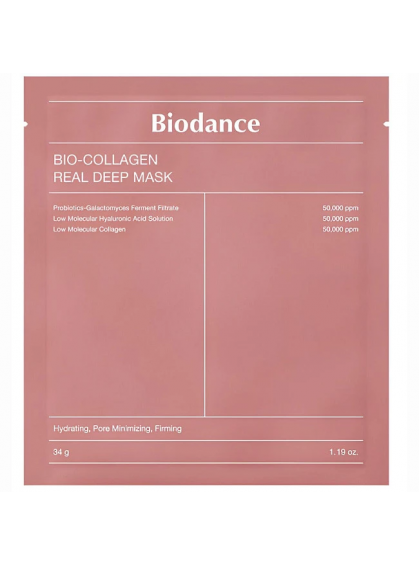МАСКА ДЛЯ ЛИЦА ГИДРОГЕЛЕВАЯ С КОЛЛАГЕНОМ BIODANCE