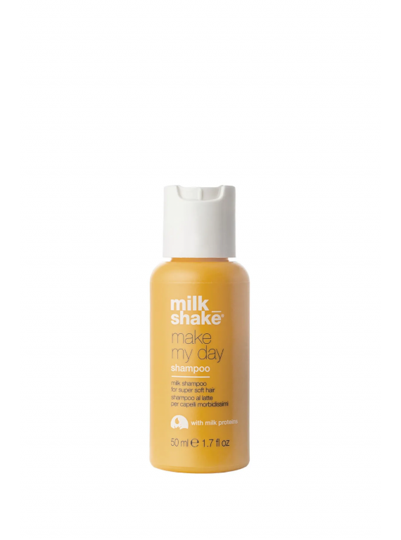 ШАМПУНЬ ДЛЯ МЯГКОСТИ И БЛЕСКА ВОЛОС MAKE MY DAY SHAMPOO MILK SHAKE 50ml